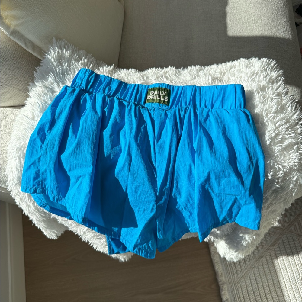 Daily Drills Blue Athletic Shorts